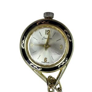 Vintage Endura Pendant Watch Gold Tone With Necklace UNTESTED
